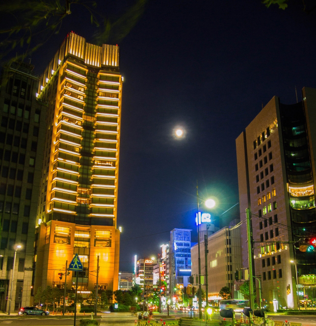 夜のザ・ペニンシュラ東京